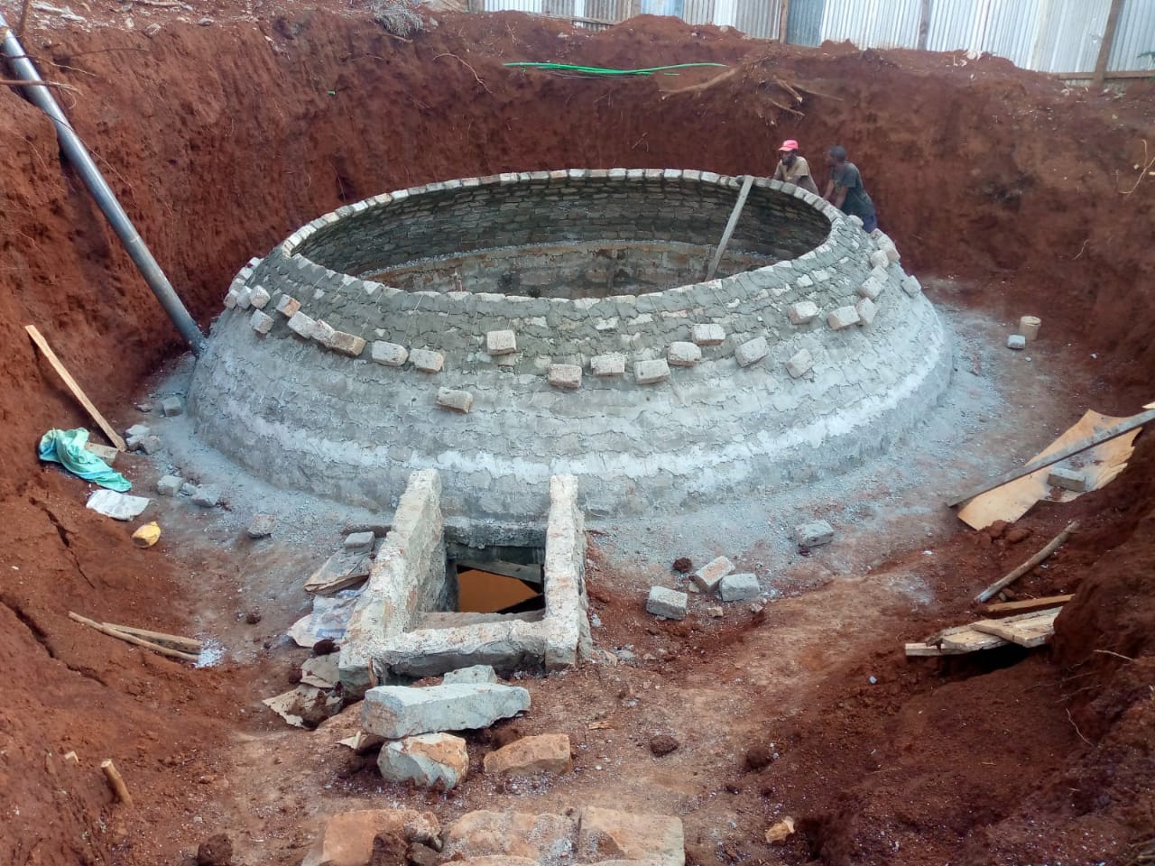 Biogas Stove Fire